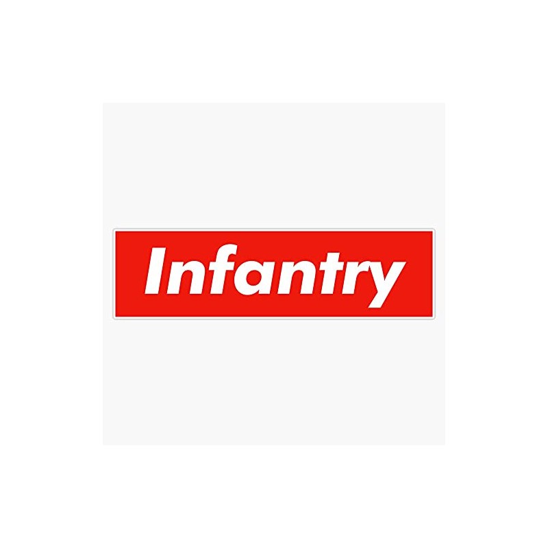 HOF Trading Infantry Vinyl Sticker Waterproof Decal Laptop Wall Window