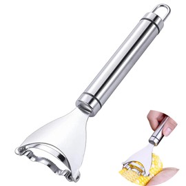 HAOBIN Corn Peeler Corn Peeler Stainless Steel Corn Peeler Corn Slicer Handheld Corn Peeler Corn Stripper Tool Corn Cob Peeling Tool Corn Peeler Machine with Ergonomic Handle