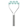 Tovolo Silicone Potato Masher (Light Aqua) - Meat Masher/Food Prep