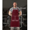 Utopia Kitchen 2 Pack Bib Apron, Adjustable with 2 Pockets,