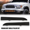 G-PLUS Front Bumper Headlight Grille Filler Trim Panels Set Left