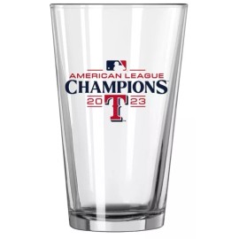 Texas Rangers 2023 World Series AL Champions 16oz Pint Glass
