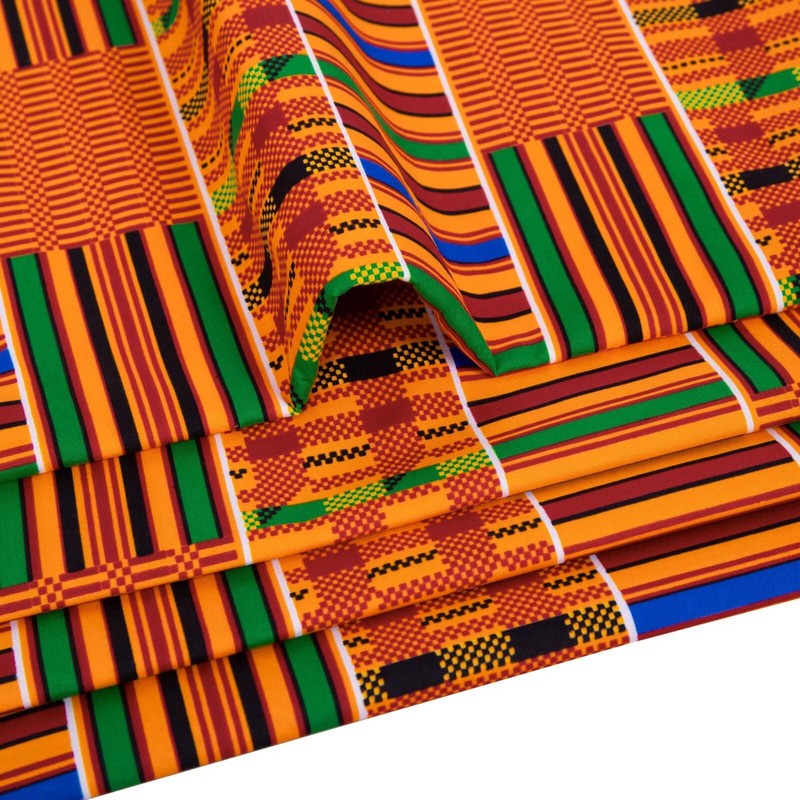 African Fabric 3 Yards Ankara Fabric Tribal Print Kente Cloth
