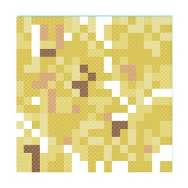 SlabDreamLab 12"X12" Slab Lite Baseplate for All Major Building Bricks and Blocks (Sand Mosaic, Single)