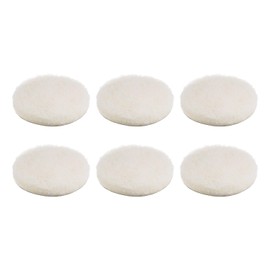 sourcing map 6pcs Wool Buffing Pads 7 Inch Polishing Pad Polishing Buffing Pad Hook and Loop