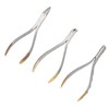 3pcs Dental Residual Teeth Fragments Extraction Pliers Stainless Steel Residual
