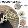 1 Pack Metal Gold Hair Claw Clips for Women French