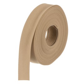 sourcing map 1 Inch Double Fold Bias Tape Polyester Continuous Bulk Bias Tape for Sewing,Seaming Quilting Hemming Binding Crafts (Khaki 10 Yards)