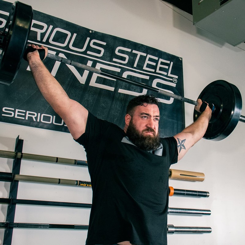 (Olympic) - Serious Steel Fitness 3.8cm - 4.4cm Wide Lifting