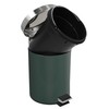 MSV Cosmetic Dark Green Pedal Bin 3 litres with Removable