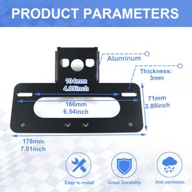 Mantt for Fender Eliminator Fit for Ninja ZX-6R Ninja ZX6R 2025-2019, Ninja ZX-6R 636 2025 2024 2023 2022 2021-2019 Ninja ZX 6R 636 Tail Tidy License Plate Holder