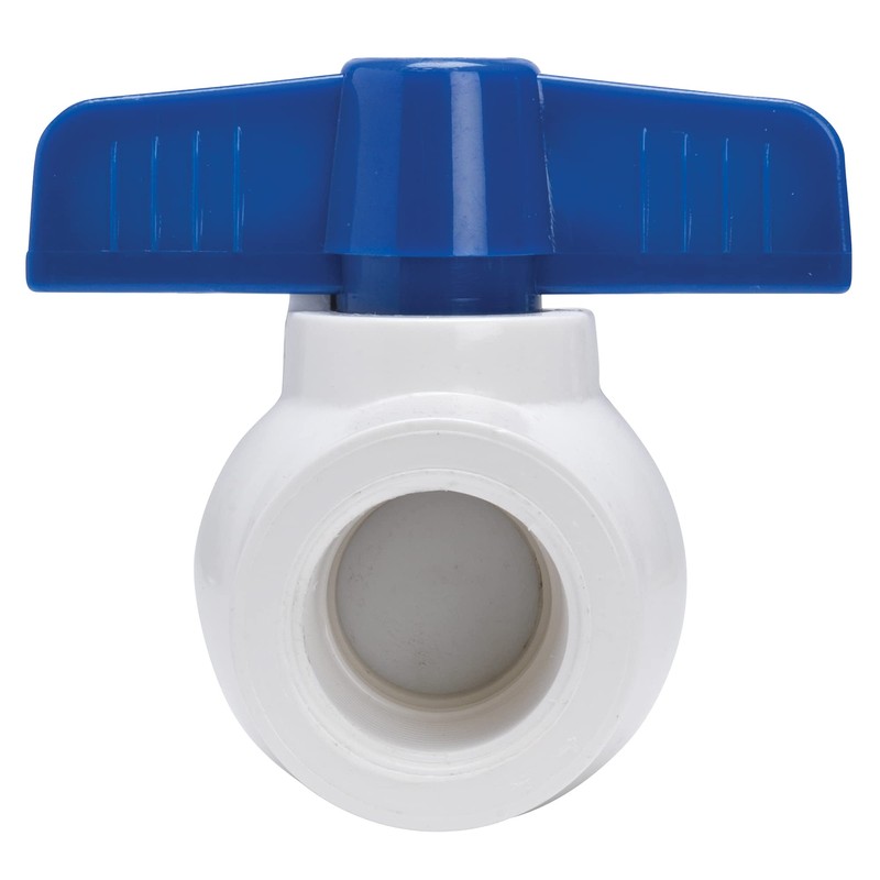 Homewerks VBVP40B4B Ball Valve, PVC Schedule 40 x Female Thread,