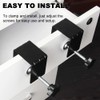 GmeDhc Pack of 4 Small Screw Clamps, Adjustable Table Clamp