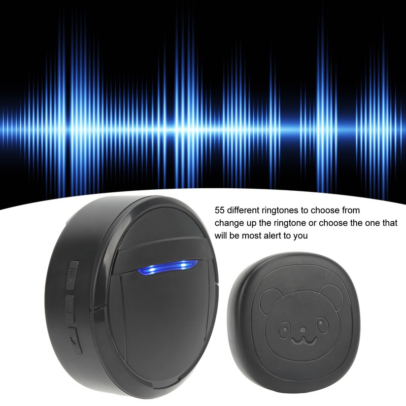 Wireless Doorbell for Potty Training IP55 Waterproof Long Operating Distance