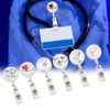 Retractable Badge Reel Clip Portable Nurse ID Name Card Badge