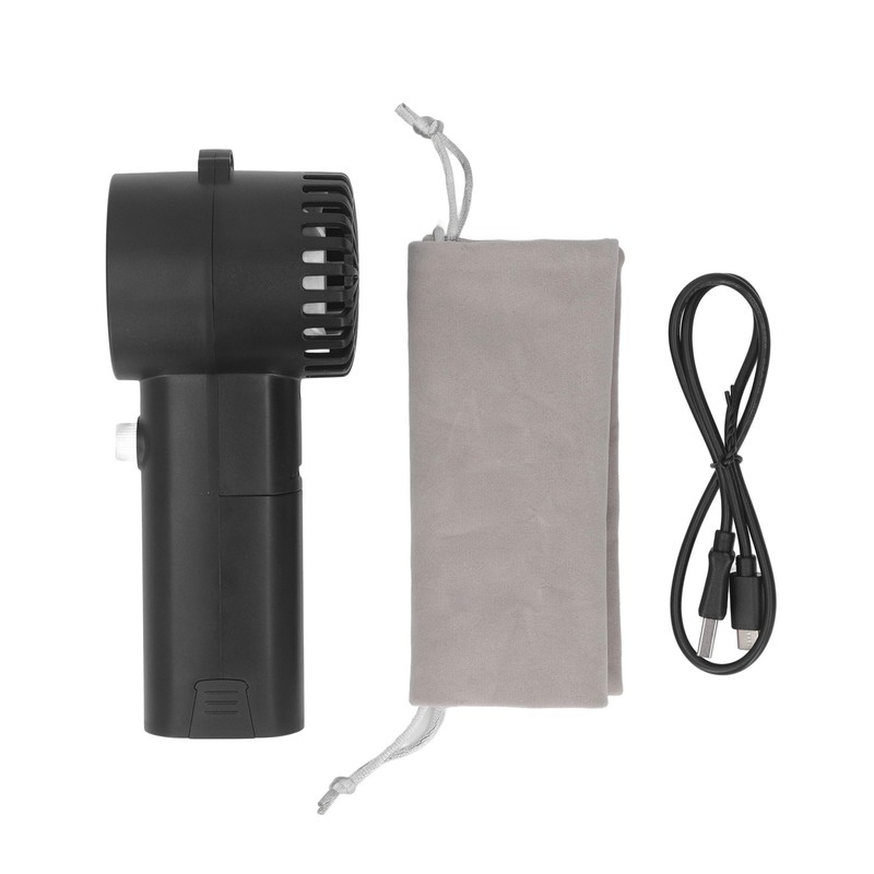 Adjustable Turbo Mini Fan 4400mAh Dust Blowing Adjustable Rechargeable Handheld