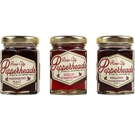 Rose City Pepperheads Berry Trio, 3oz each