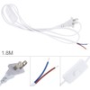 RTNLIT 2-Pack 6Ft Lamp Cord with Switch Button and Molded
