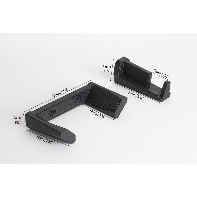 CrunchyWorks Inclined Adjustable Adjustable Slanted Violin Holder, Wall Mount Hanger