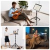 Facilife Projector Stand Tripod with Wheels, Laptop Tripod Stand Rolling,