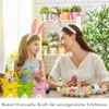 FeiOne Pack of 3 Easter Baskets Felt Easter Bunnies, Easter