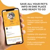 Smart Slide-On QR Code Pet Tag – Silent Dog &