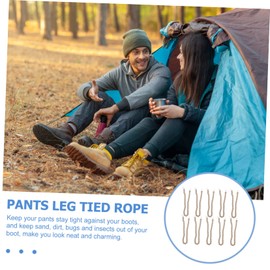 CORHAD Elastic Boot Straps Leggings Ropes 10 Pieces Outdoor Leg Straps Cycling Boot Ropes Lightweight and Sturdy