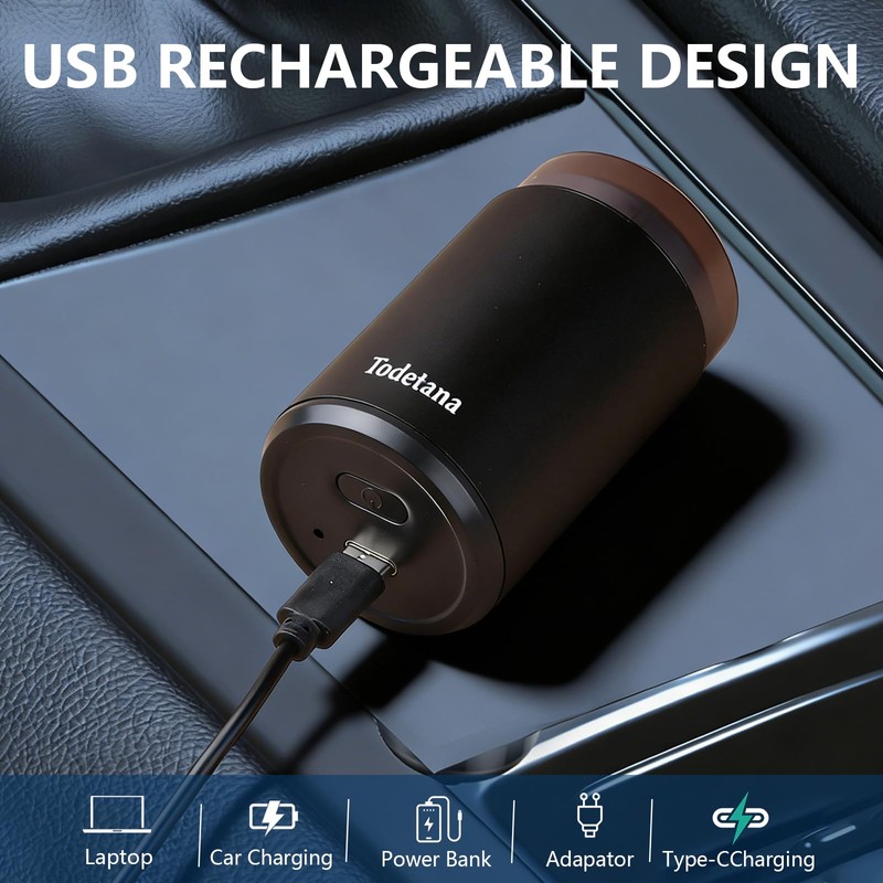 Mini Electric Shaver for Men, Cordless Foil Razor, Wet Dry