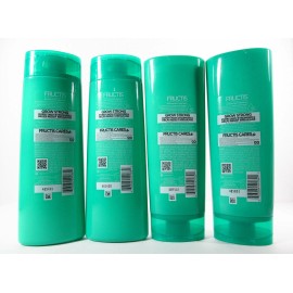 Garnier 4 Garnier Fructis Grow Strong Fortifying 2 Shampoos 12.5oz & 2 Conditioners 12oz