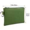 Faylapa 6 Pack Canvas Tool Pouch, Metal Zipper Bag, Oxford
