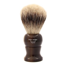 Edwin Jagger Horn Shaving Brush (Super Badger)