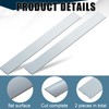 2 Pcs 304 Stainless Steel Flat Bar, 1/8" Thickness, 2"