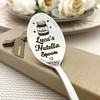 Nutella Spoon - Silver Engraved with Name - Spoon Gift