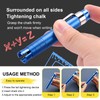 Yantan 1 pcs Black Aluminum Alloy Chalk Holder (Blue)