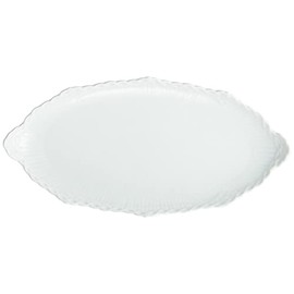 【Authorized Import】Royal Copenhagen White Fluted Half Lace Pickle Dish Plate 24.5cm Wedding Gift Present 1017282