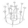 Skewer Stand Stainless Steel Vertical Barbecue Skewers Holder Fryer Accessories