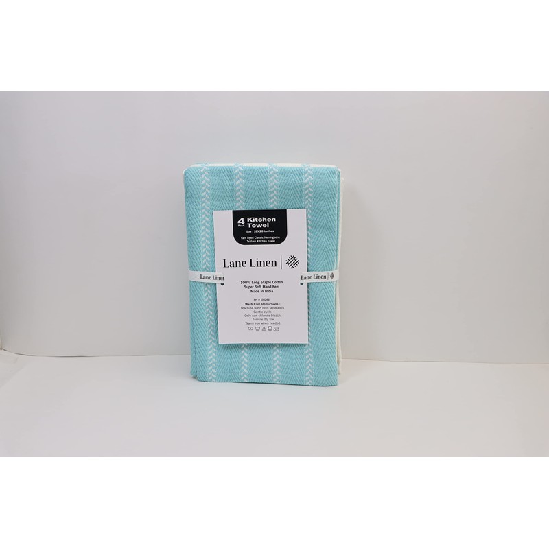 LANE LINEN Kitchen Tea Towels Set – 4 Pack (18”