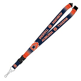 Auburn Tigers Crossover Lanyard, Great Gift/Merchandise for Sports Fans.