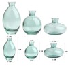 ATDORO 3 Pcs Mini Bud Vases, Clear Bud Vases for