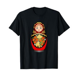 Bella matrioska russa Matryoshka Nesting Doll bella Maglietta