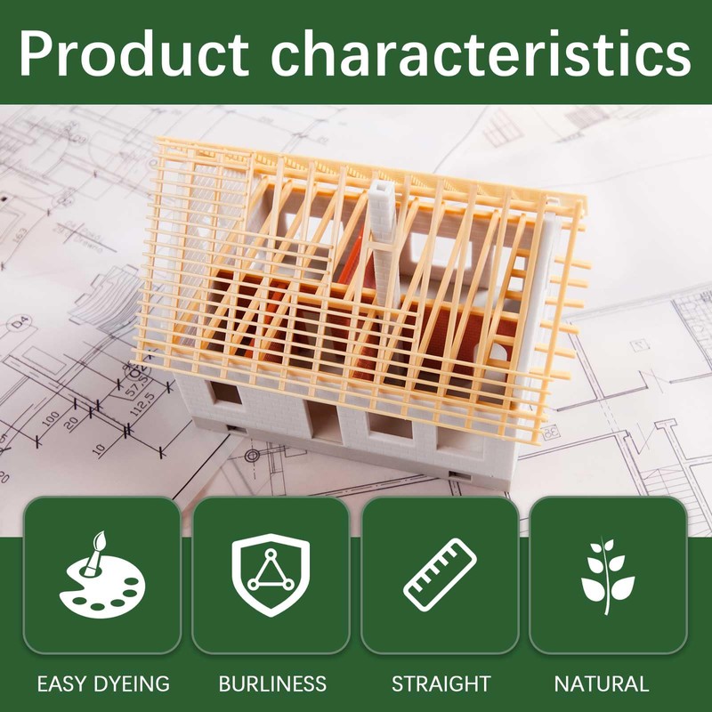 75 Pcs Balsa Wood Sticks 1/4 x 1/4 x 12