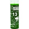 INDIO 7 Day Glass Candle Money Drawing - Green