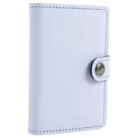 Secrid Mini Wallet Matte Leather With Rfid Safe Card Case (Matte Lilac Black)