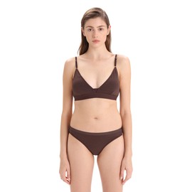 Icebreaker Women’s Merino Siren Padded Bra - Umber - Medium