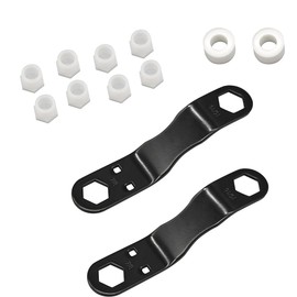 Powswopx RV Water Heater Drain Plug Kit Include Wrench & 4 Pieces 1/2" NPT RV Heater Water Plugs and 1 Roll PTFE Tape Fits 7/8" & 15/16" Drain Plugs - 2 Pack