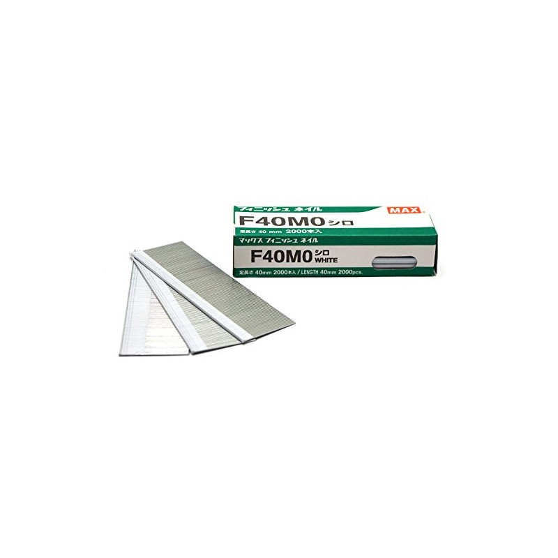 Max Finish Nail F40MO White