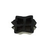 WRS 2 1/2" Rubber Sash Stop- Black