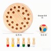 Juego de memoria de madera, juguetes Montessori, juego de mesa