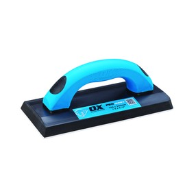 OX OX-P406224 Soft Grip Grout Float - Pro Tile Grout Float - Heavy Duty Rubber Grouting Float - Multicolour - 100 x 240mm