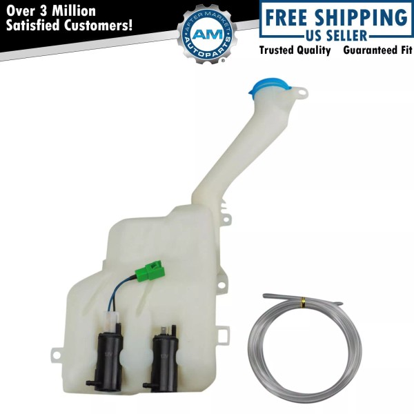AM Autoparts Windshield Washer Reservoir Fits 1996-2000 Honda Civic